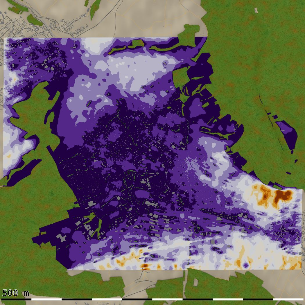 Power density of GWA.