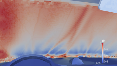 Defogging simulation 10s driver.